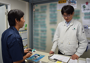 会社に到着